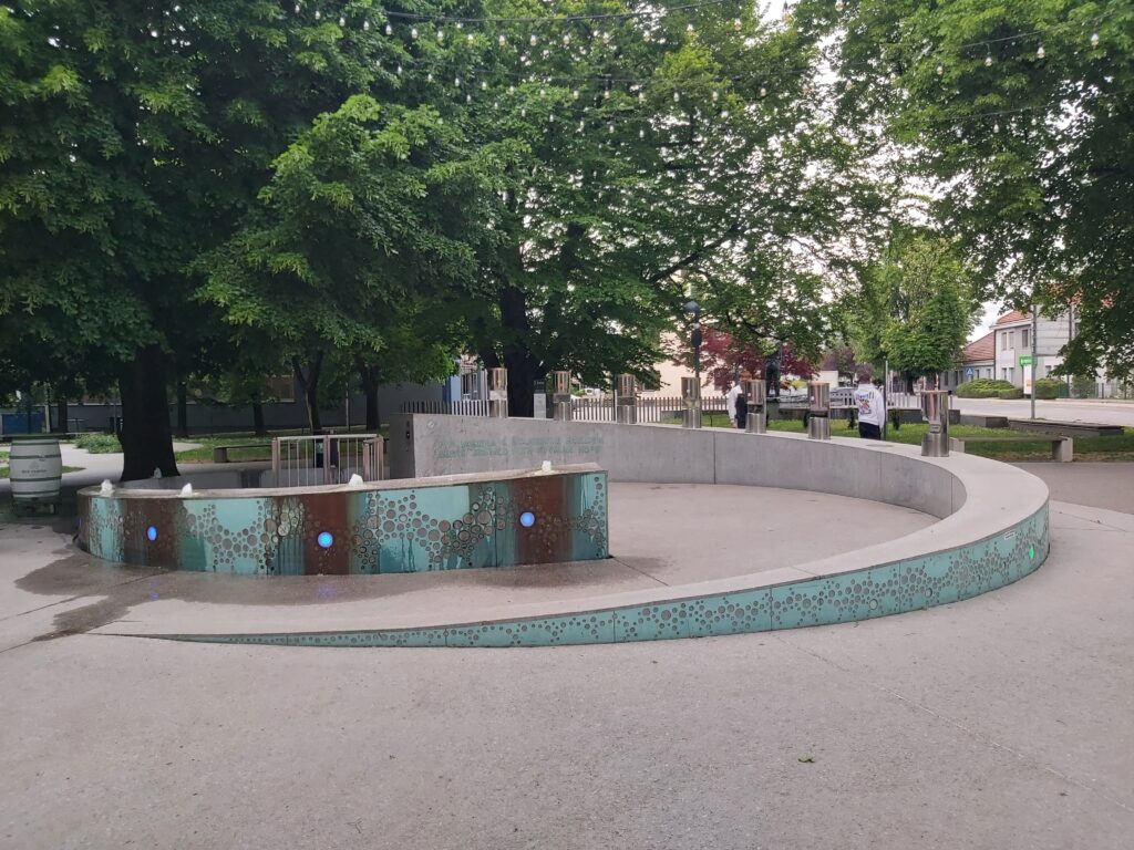 fontana della birra slovenia zalec